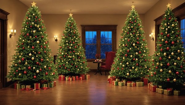 Alberi di natale della collezione noel tradition: eleganza per le feste